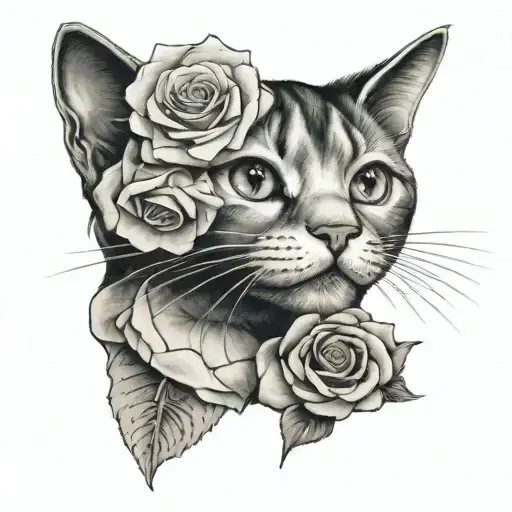 Roses Cat
