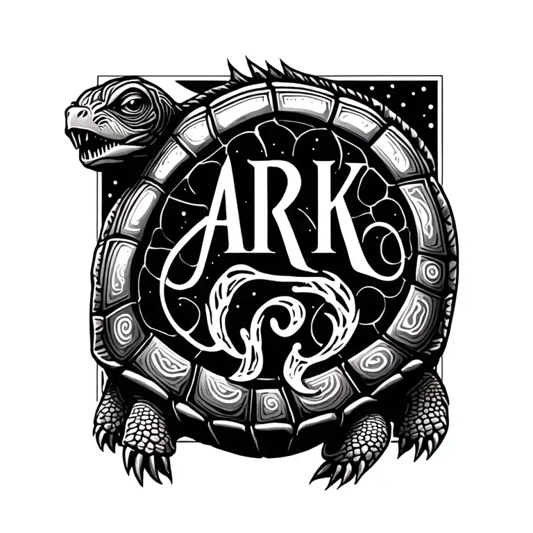 Ark Written In Turtle