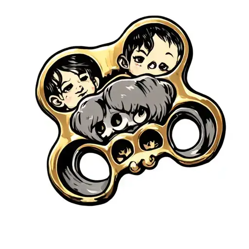 Brass Knuckles With Like Father Like Daughter