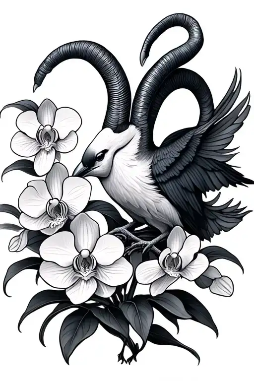 Capricorn Of Orchid Birds