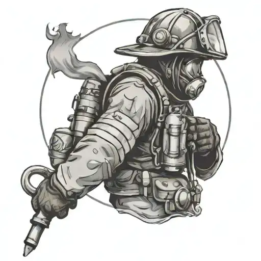 Faceless Firefighter Becomes A Faceless Nurse