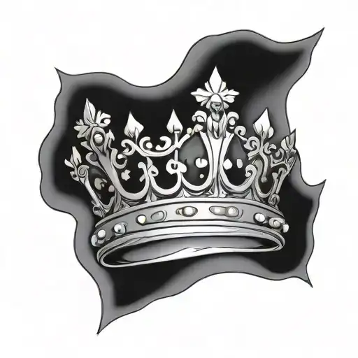 Crown Surrounded By Bold