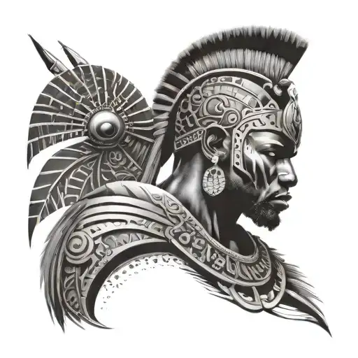 African Themed Warrior