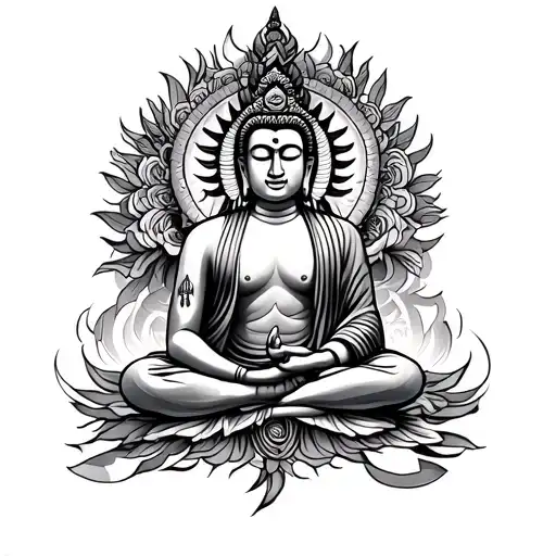 Buddha And Shiva Tattoo But Dont Mix