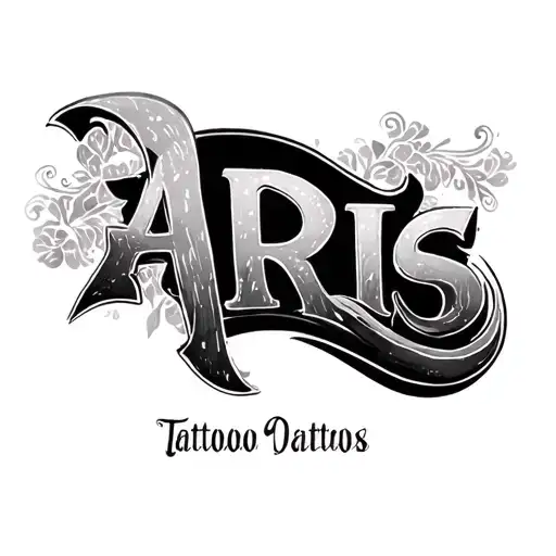 Baby Boy Name Written Aris