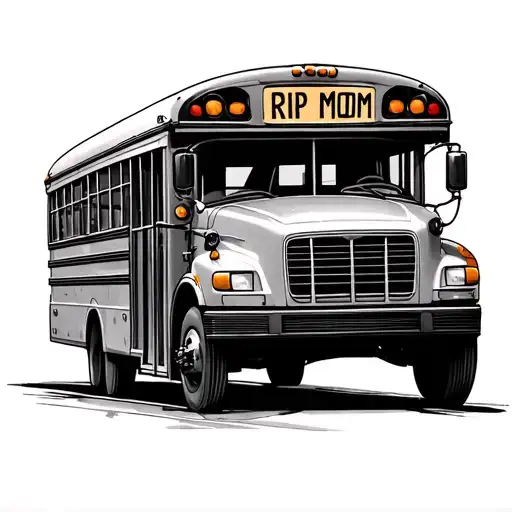 Rip Mom School Bus