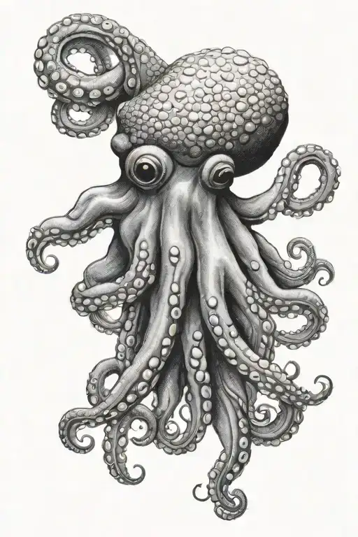 Octopus Hand And Fingers