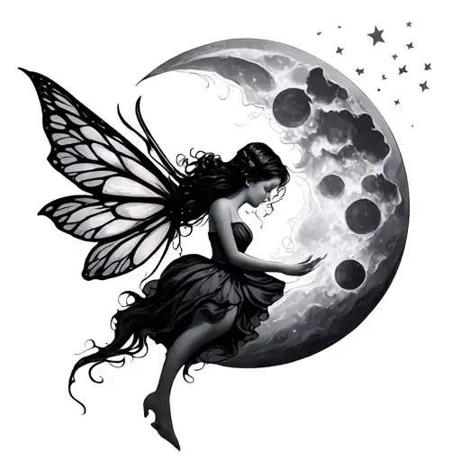 Fairy And Moon