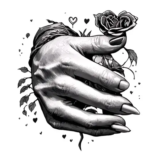 I Wanna Love You 'Til We're Food For The Worms To Eat'til Our Fingers Decomposekeep My Hand In Yours