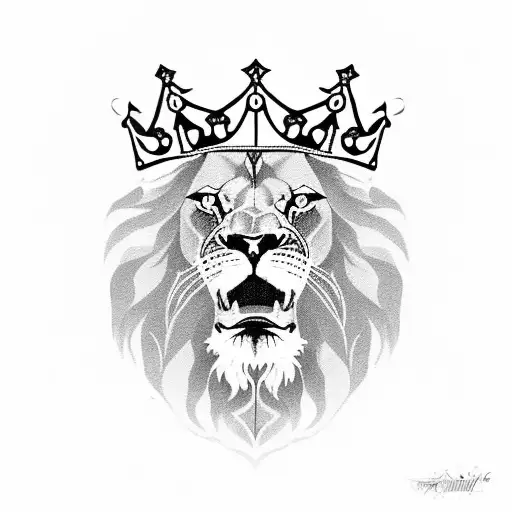 Lion With Crown