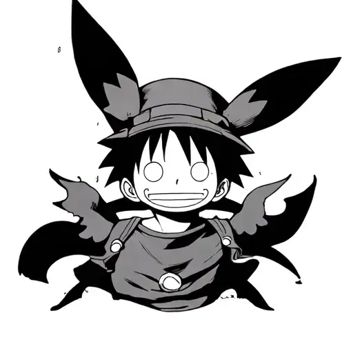 Luffy One Piece Pokemon