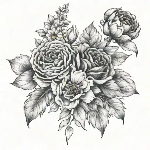 Birth Flower Bouquet