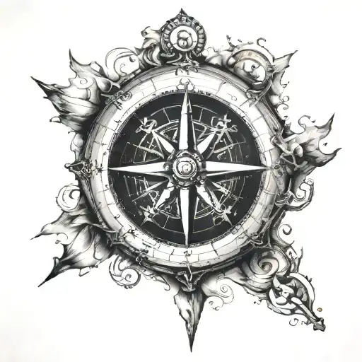 Peter Pan Compass Design