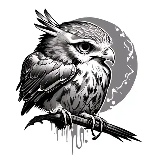 Hedwig In Black Work