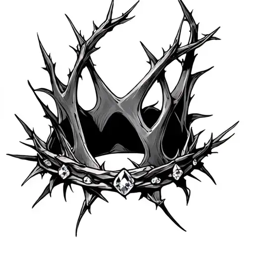 A Crown Of Thorns Laced With Tiny Diamons
