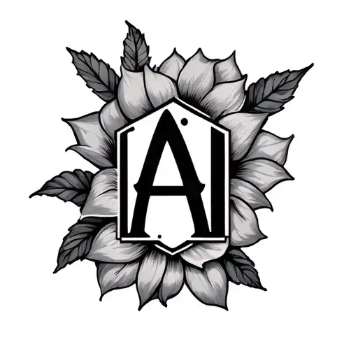 Tattoo With Initial Ai
