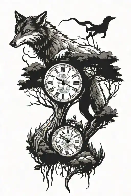 Wolf Clock Trees Growing