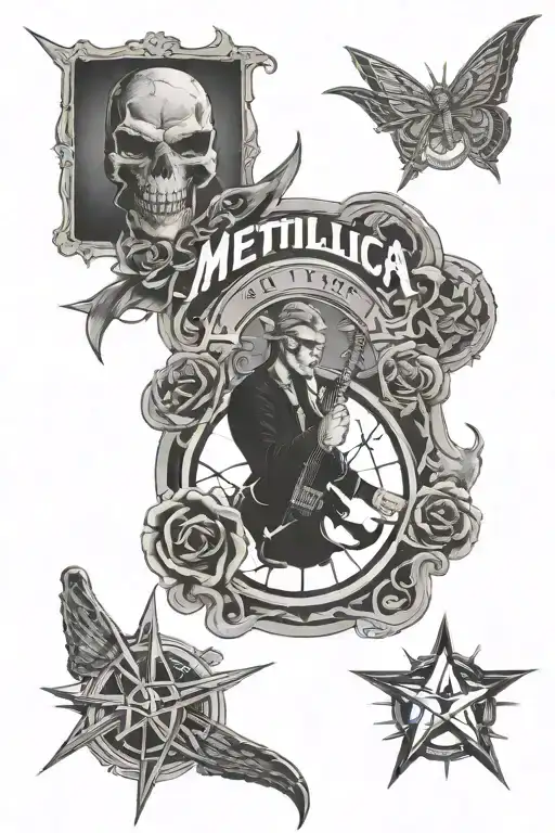Metallica Album Covers Mixed