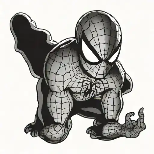 Spider Man On A Comic Book Style