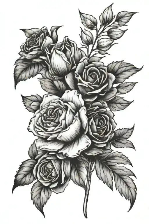 February March April And November Birth Flower Bouquet