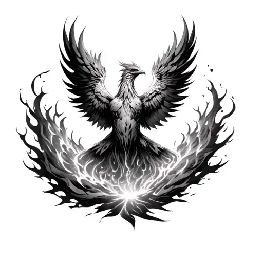 Phoenix Rising From The Ashes
