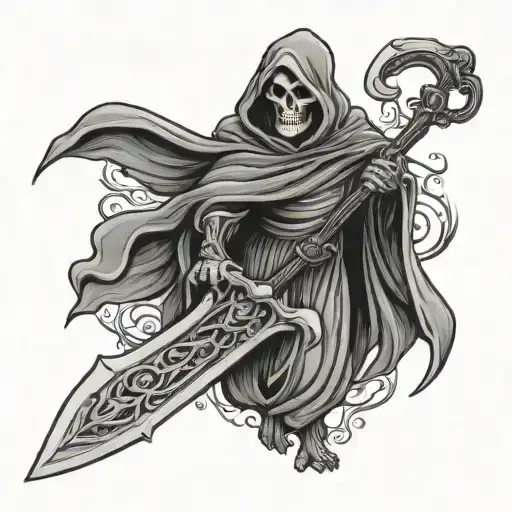 Grim Reaper Carying Javeline Missile