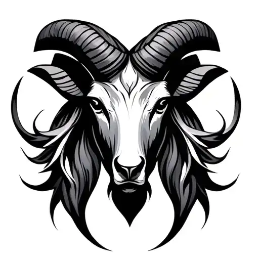 Aries Symbol Morphed