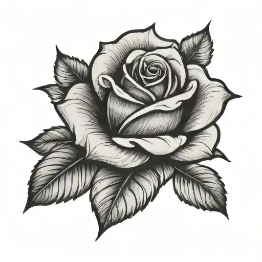 A Traditional Style Simlpe Rose