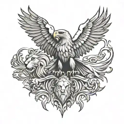 Eagle And Lion