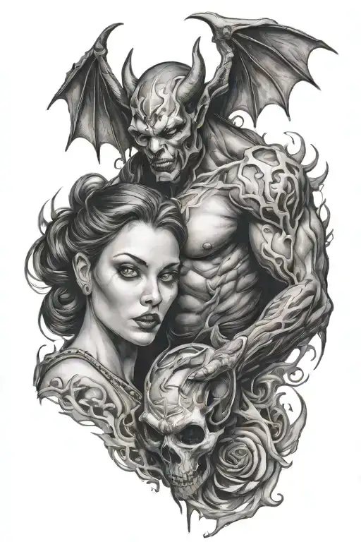 Woman And A Demon