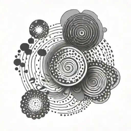 Element Air In A Circle Of Dots