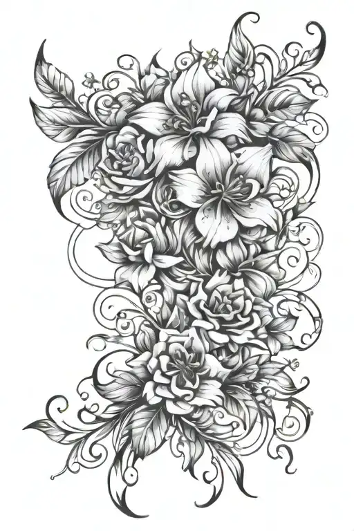 Floral Tangled Inspired Design