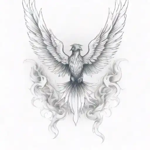 Phoenix Rising From The Ashes