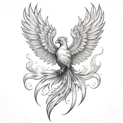 Phoenix Rising From The Ashes