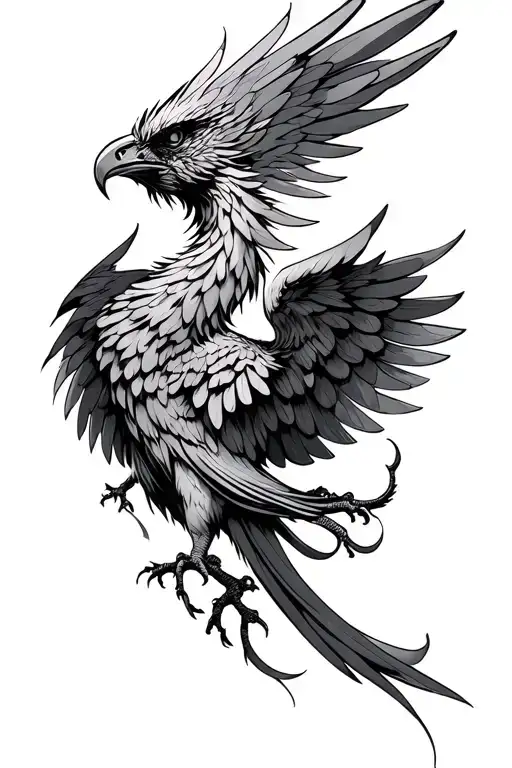 Phoenix With Wings Of