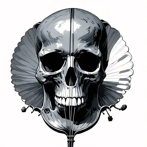 Parachute Skull Mines 120Mm Violin Mountain Skull Automatic