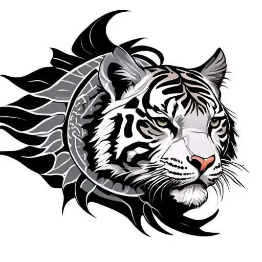 Images Sign Of The Zodiac Pisces And Tiger