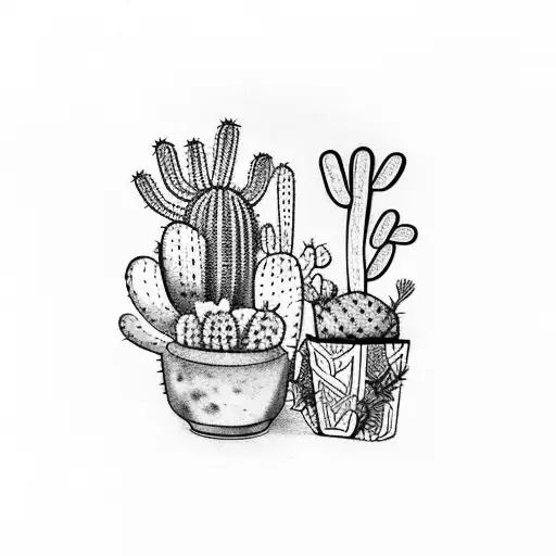 Cacti And Plant