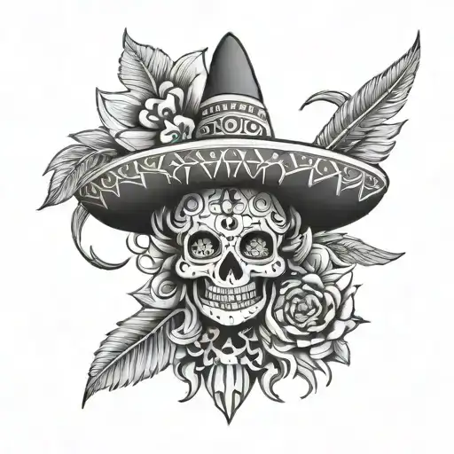 Mexican And Filipino Symbols Intertwined