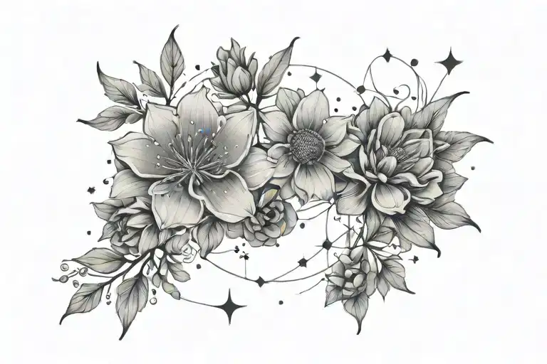 Birth Flowers And Constellations