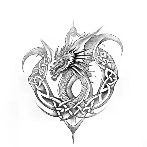 Celtic Dragon Forearm