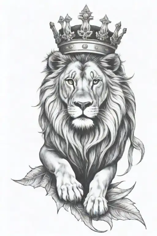 Lion Of Judah With Thorn Crown