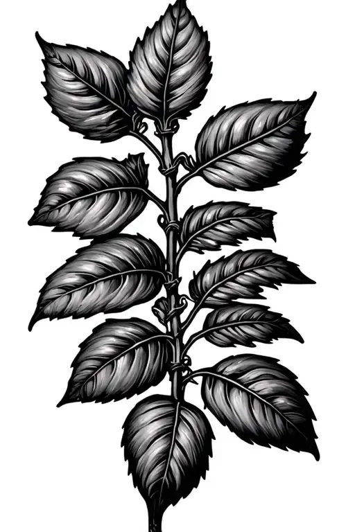 Bean Plant Vining Up