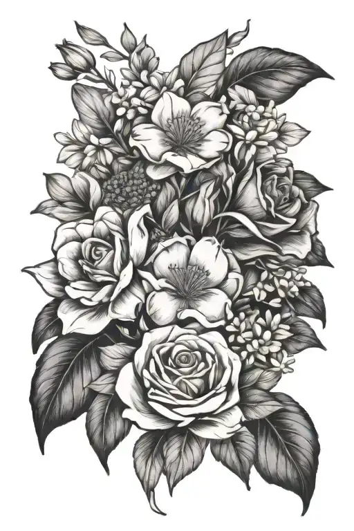 Birth Flower Bouquet