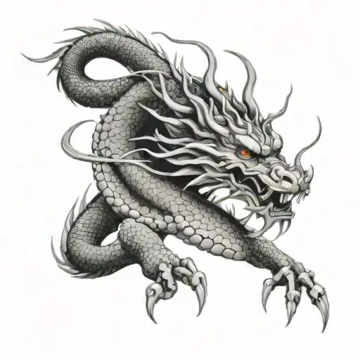 Japanese Dragon Wrapped