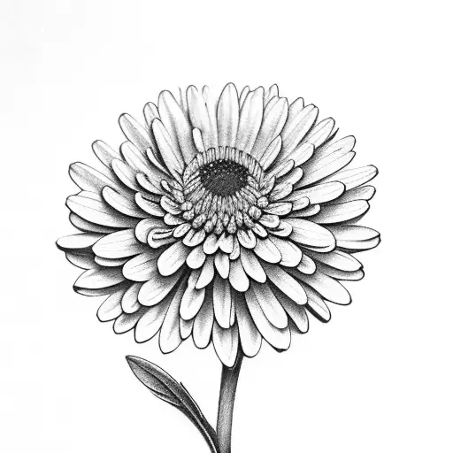 Chrysanthemum And Daisies Floral