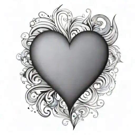 Fineline Black Heart No Background
