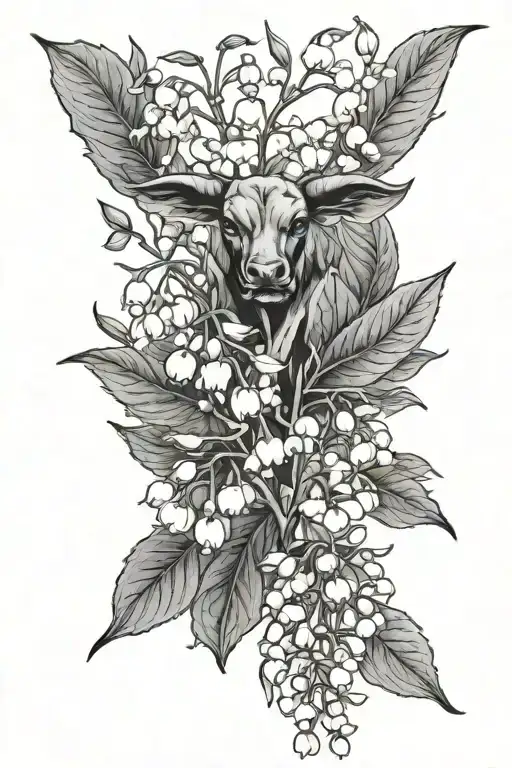 Lily Of The Valley And Hawthorn Taurus Bull And Gemini