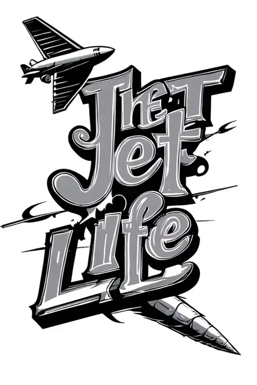 The Word Jet Life And Airplanes