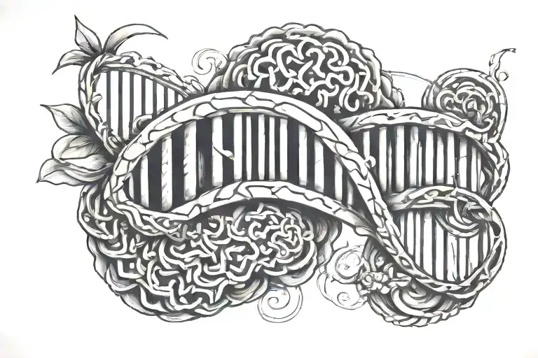 Dna Double Helix Brain